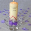 Blush Wedding Candles 1 image